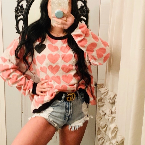 💝 ANTHROPOLOGIE NUMPH heart sweater
